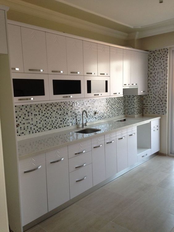 Kitchen Set Modern Motif Granit