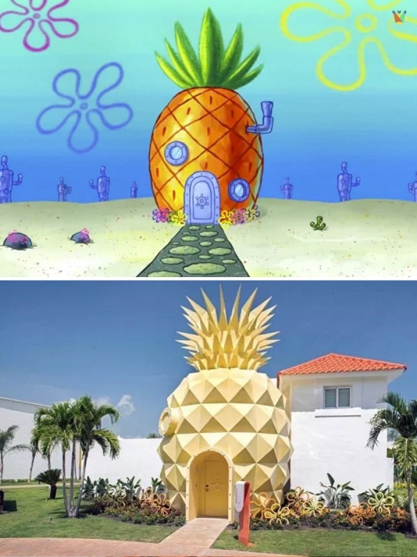 Rumah Kartun Nanas SpongeBob