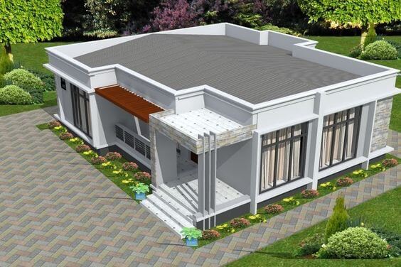 Desain Rumah Atap Hybrid