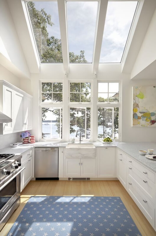 Atap Kaca dan Jendela untuk Dapur Terang