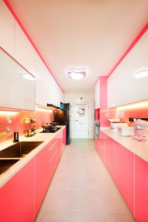 Dapur Pink Bertema Hello Kitty