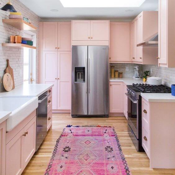Dapur Pink Minimalis